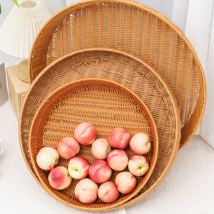 Handwoven Decorative Serving Tray Stornfield