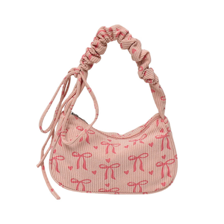 Bow-Patterned Mini Handbag