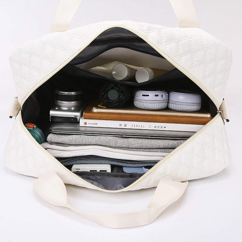 Quilted Travel Weekender Bag