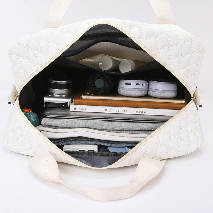 Quilted Travel Weekender Bag