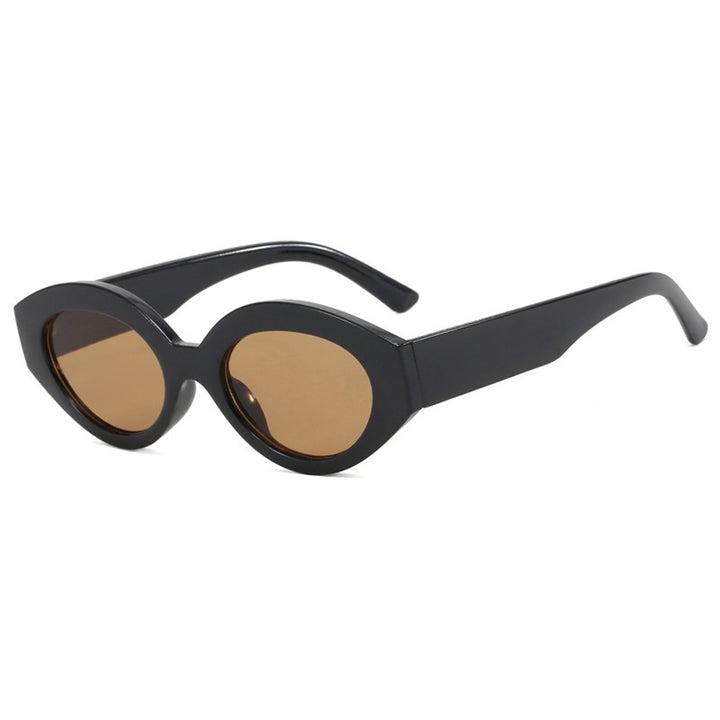 Ladies trendy cat-eye sunglasses with animal print Stornfield