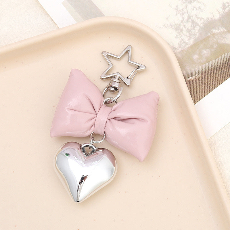 Cute Bow and Heart Keychain Stornfield