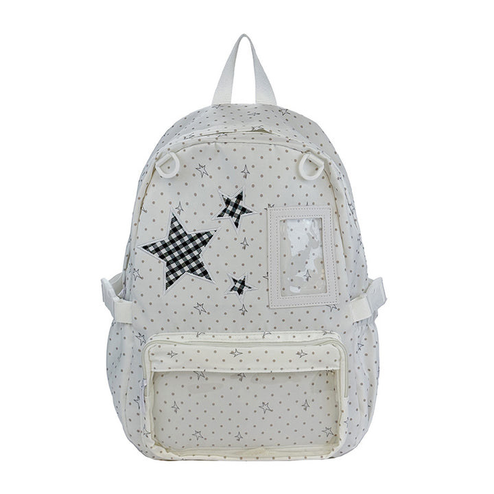 Fun and Stylish Star-Embellished Backpack Stornfield