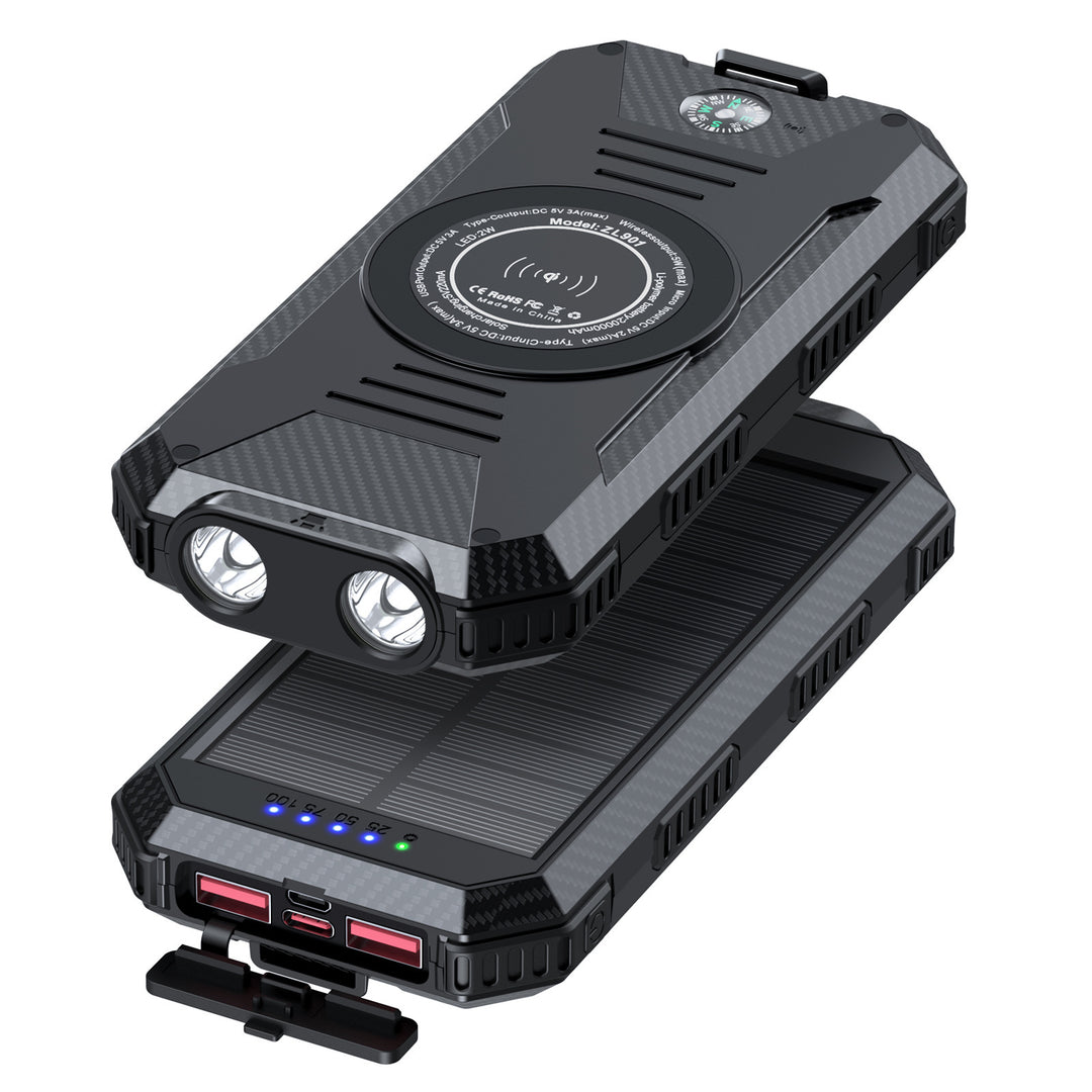 Solar Powerbank with Wireless Charging Function Stornfield