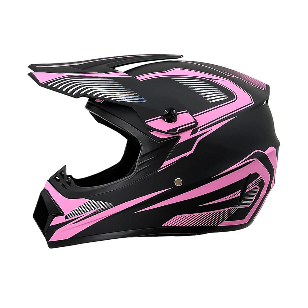 full-face motocross helmet with extended visor and reinforced chin guard Stornfield