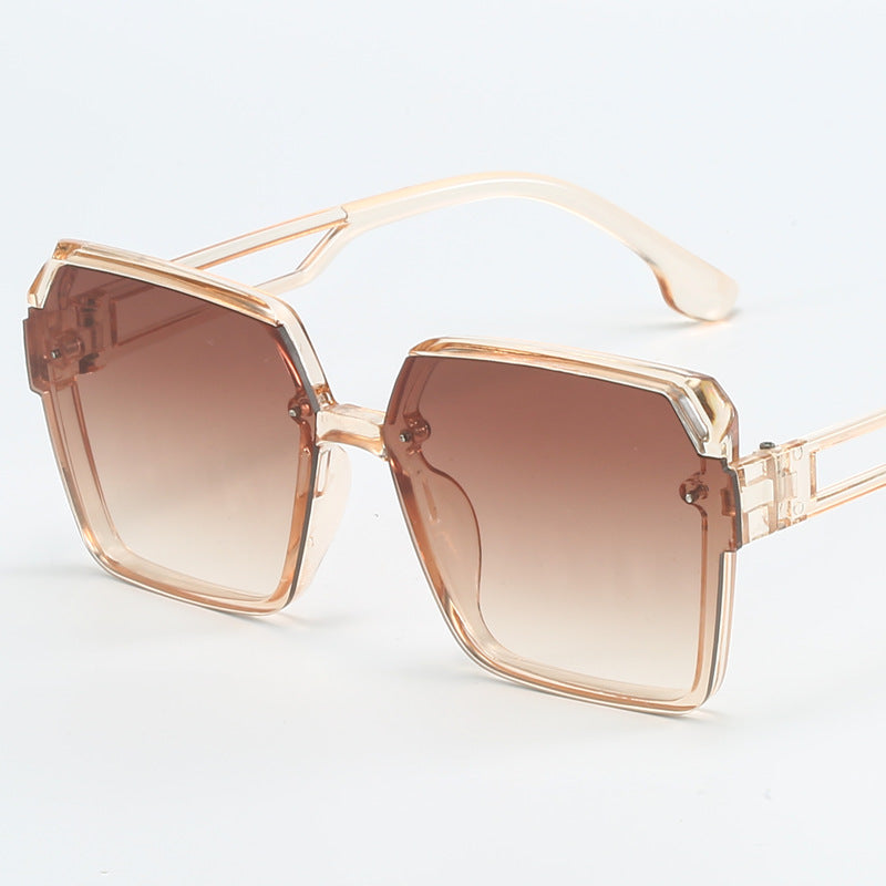 Ladies fashionable square sunglasses with filigree design Stornfield