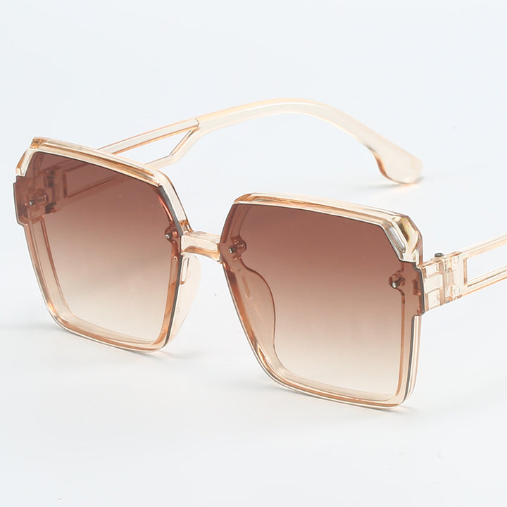 Ladies fashionable square sunglasses with filigree design Stornfield