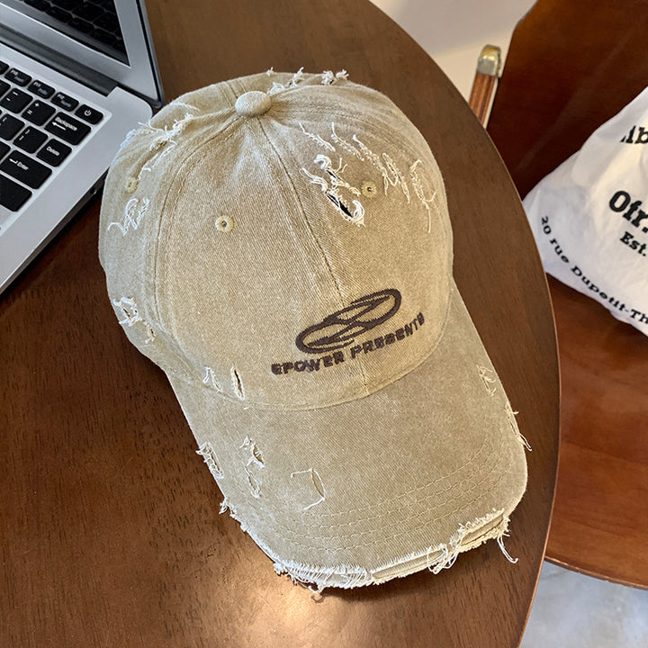 Men's Distressed Denim Baseball Cap Stornfield 1784270624