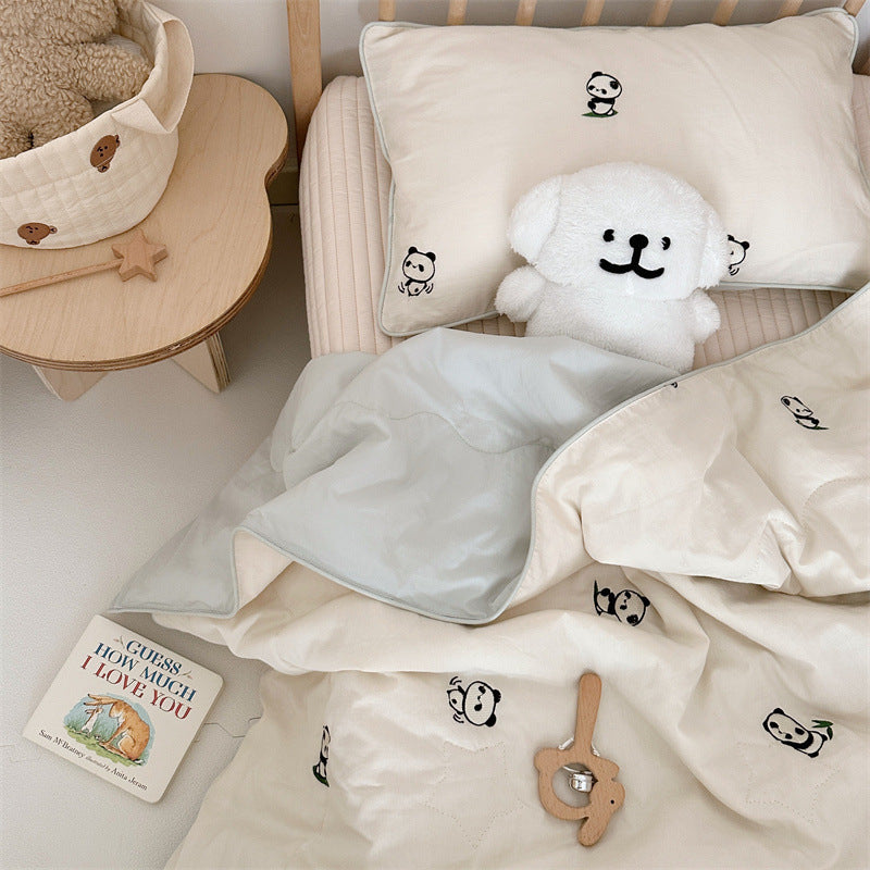 Unisex Cozy Blanket with Cute Panda Design Stornfield