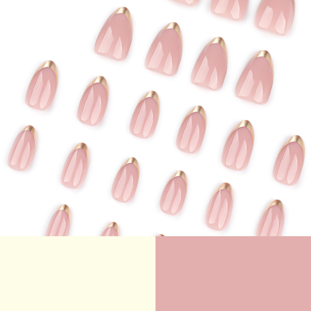 Artificial nail art with playful dots and bows Stornfield