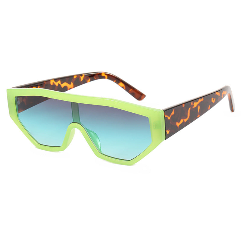 Ladies fashionable sunglasses in animal fur look Stornfield