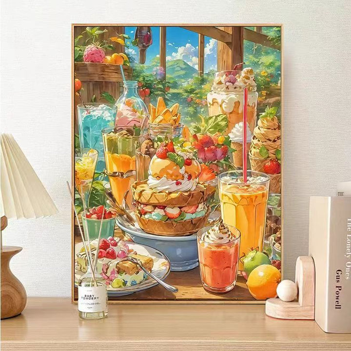 Gourmet Dessert-Themed Canvas Art Print Stornfield