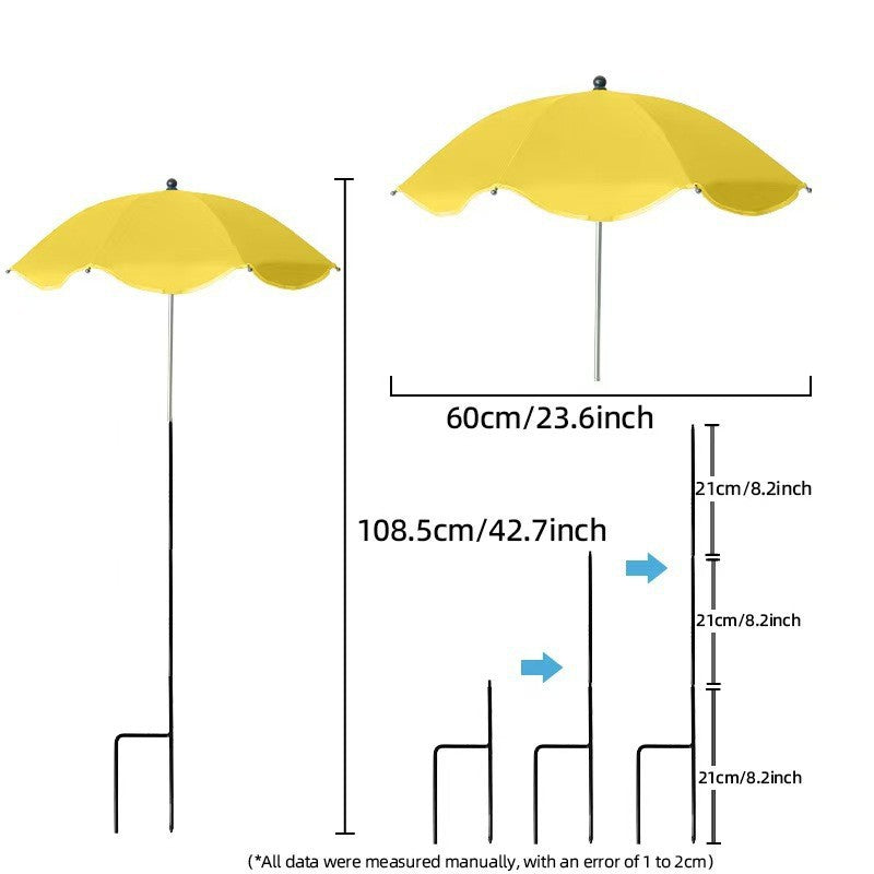 Women's sun protection umbrella with flexible tripod Stornfield