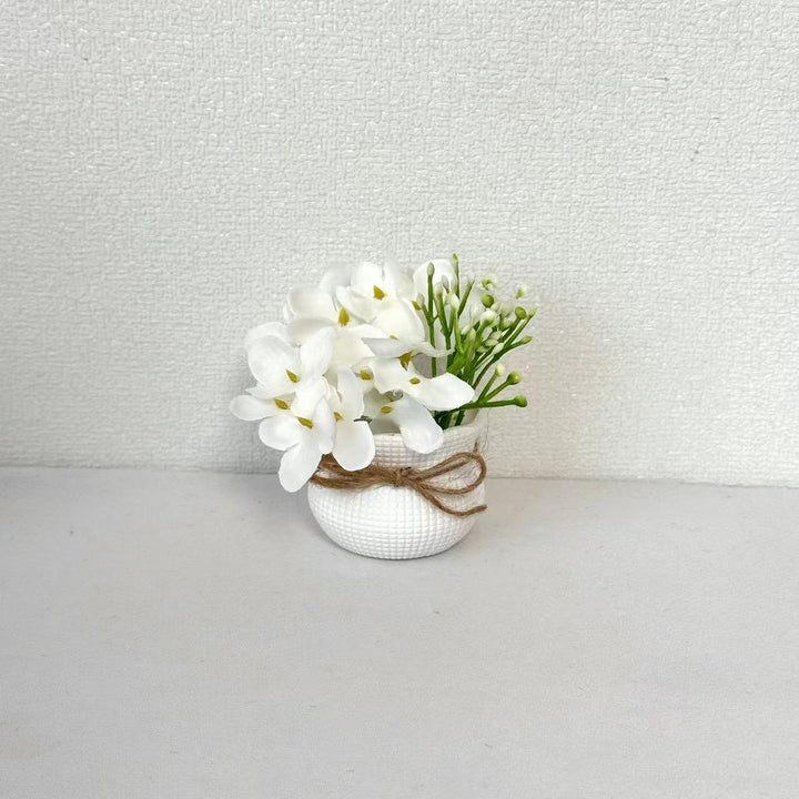 Lifelike Potted Plant Arrangement