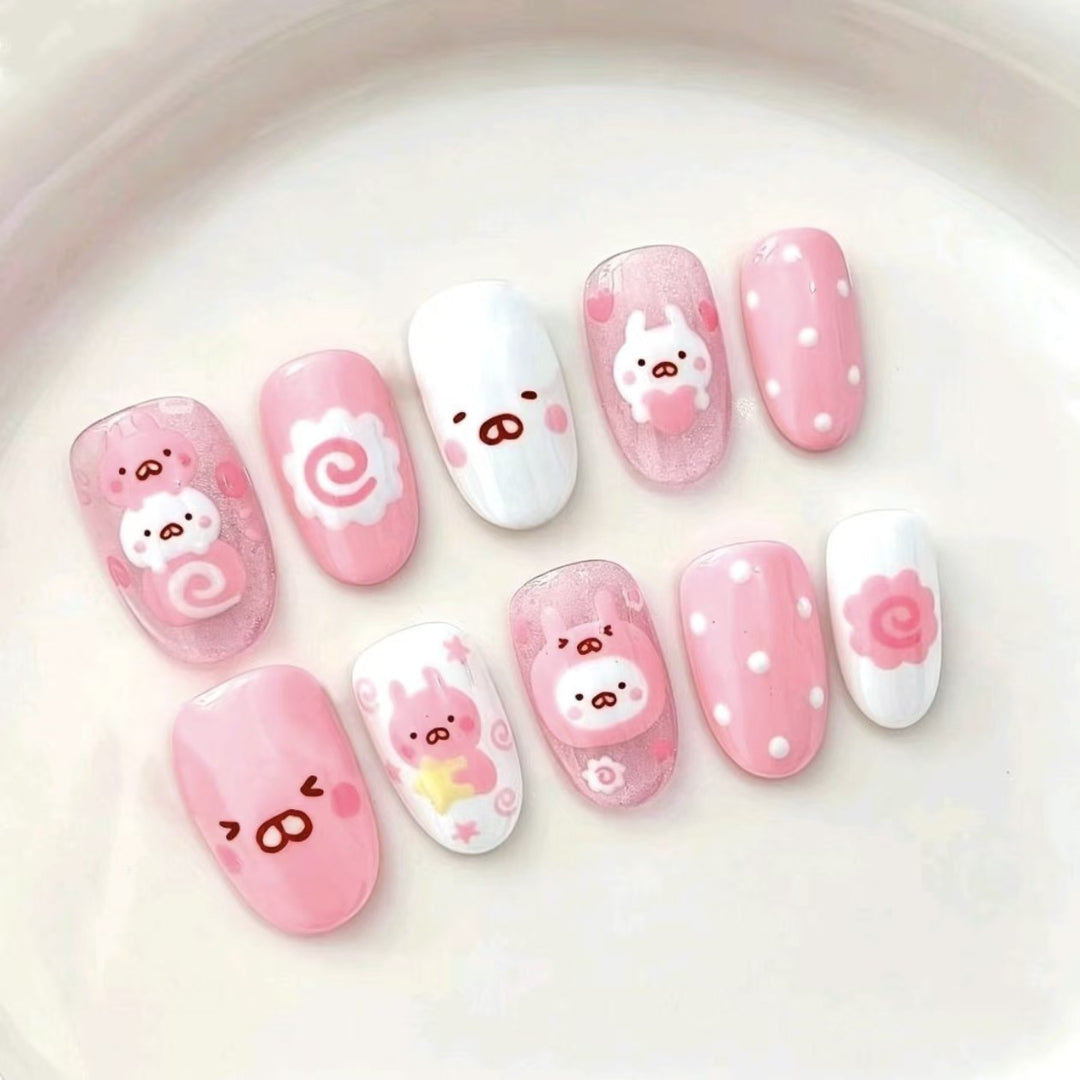 Creative Cartoon Press-On Nail Art Stornfield
