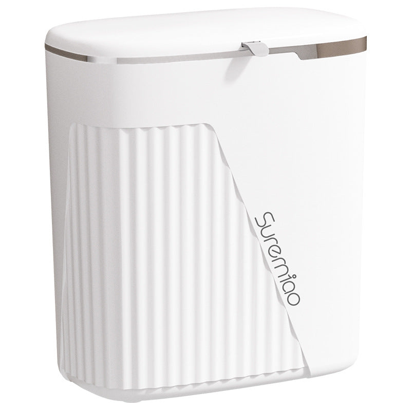 Women compact wall waste bin with lid and odor-tight system Stornfield