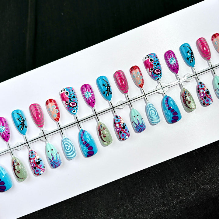 Artistic Vibrant Nail Art Collection