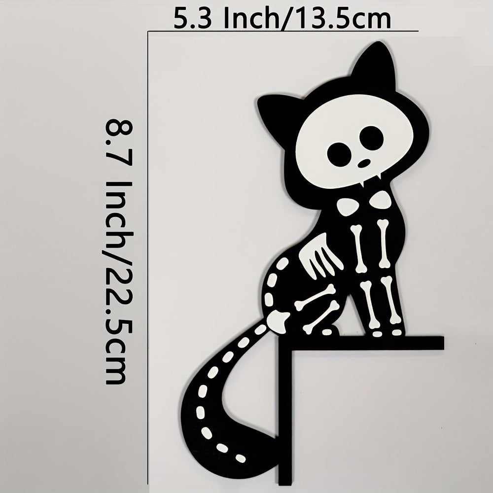 Filigree Halloween shelf hanger set with motif silhouettes for wall and shelf overhangs