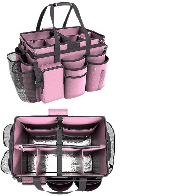 Multifunctional cleaning bag with roll and carry function Stornfield
