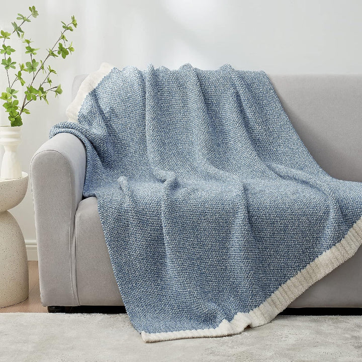 Soft Textured Throw Blanket