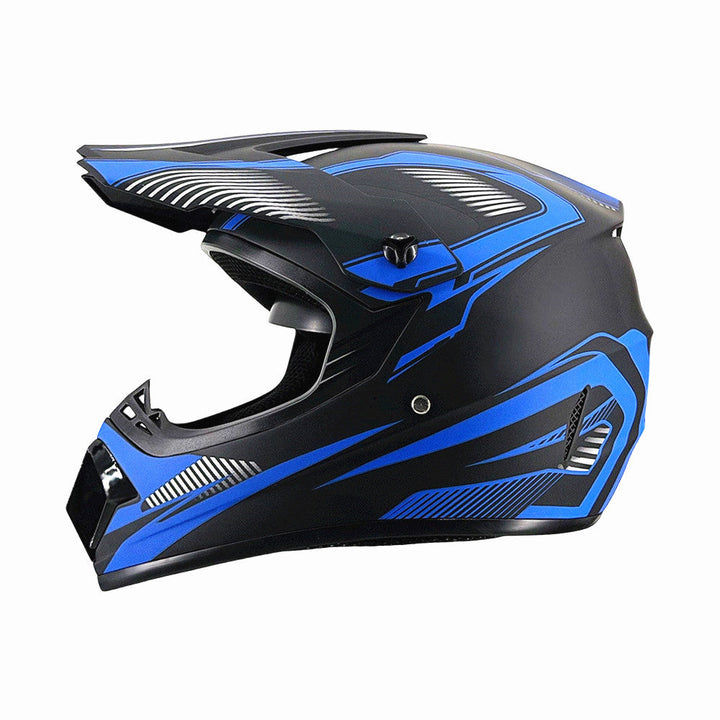 full-face motocross helmet with extended visor and reinforced chin guard Stornfield