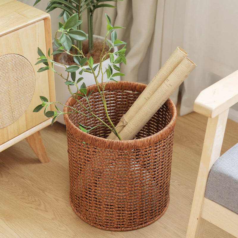 Unisex Handwoven Storage Container Made of Natural Material Stornfield