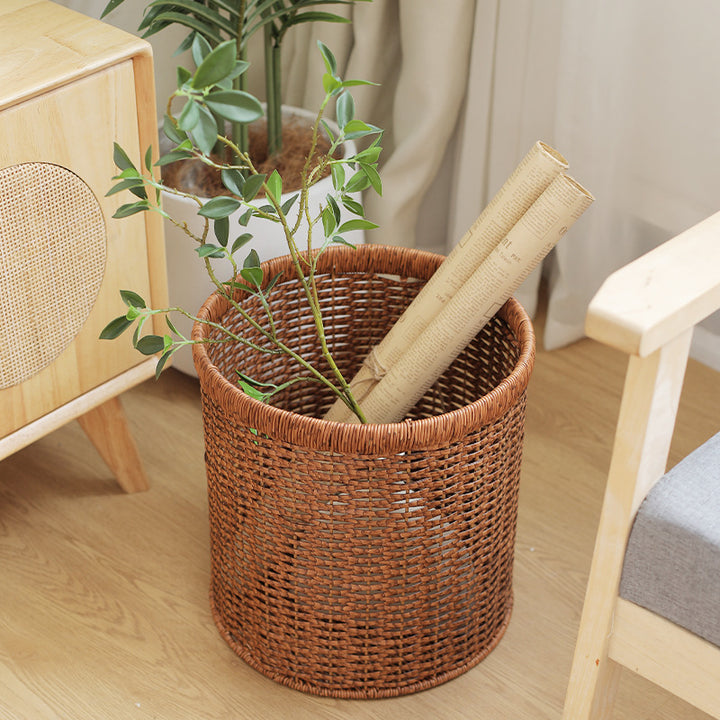 Unisex Handwoven Storage Container Made of Natural Material Stornfield
