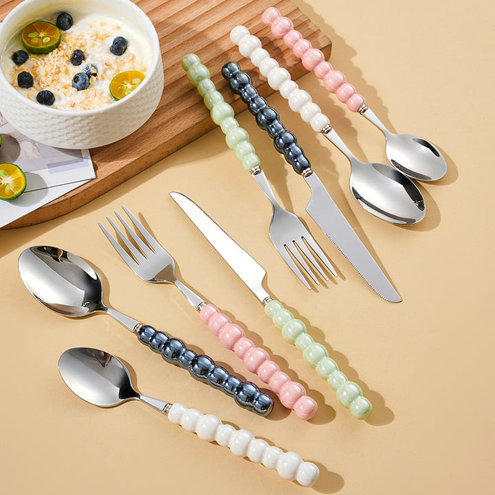 Elegant finger food fork with non-slip handle Stornfield