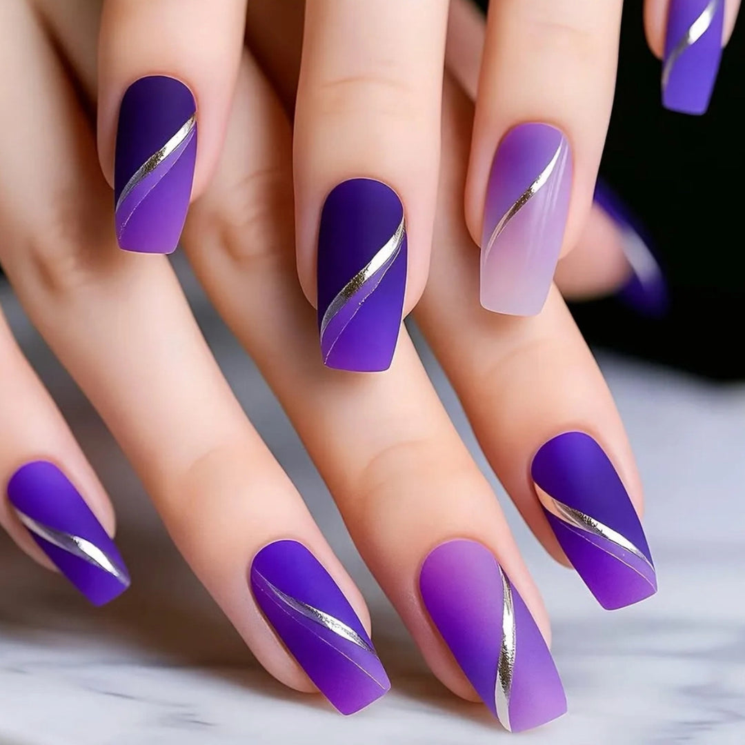 Stylish Matte Finish Nail Art Extensions Stornfield