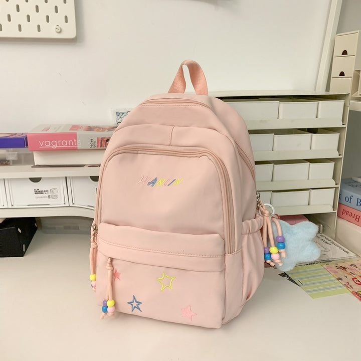 Playful Star-Embellished Backpack Stornfield