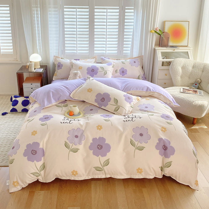 Modern Graphic Print Bedding Set