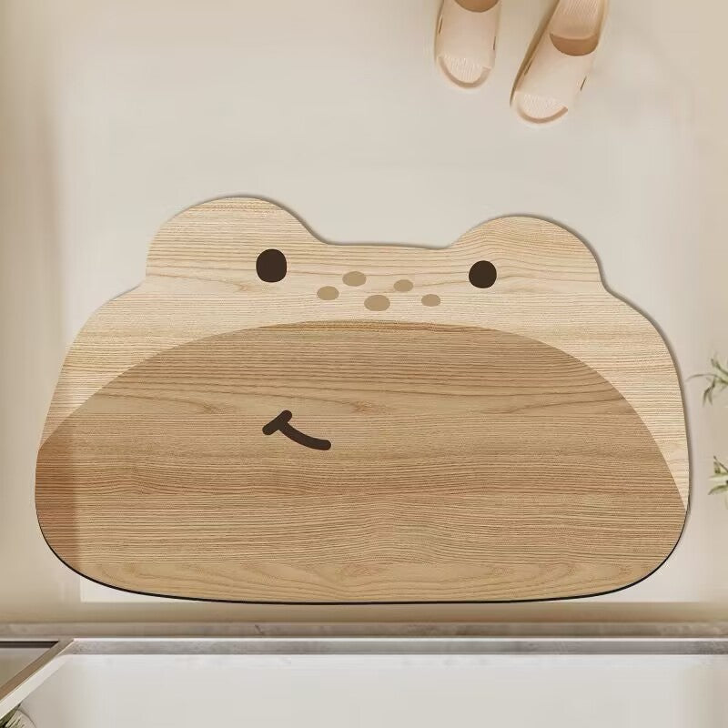 Bear-Shaped Soft Bath Mat