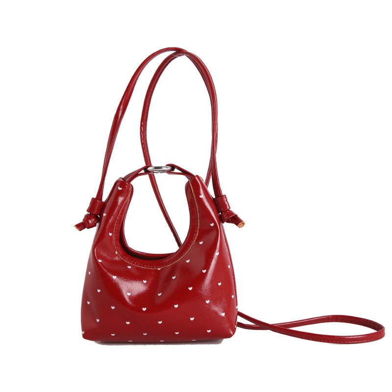 WoCute Heart-Patterned Mini Shoulder Bag Stornfield