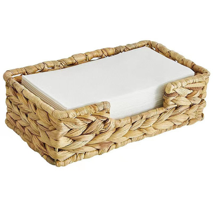 Handcrafted Woven Natural Fiber Napkin Holder Stornfield