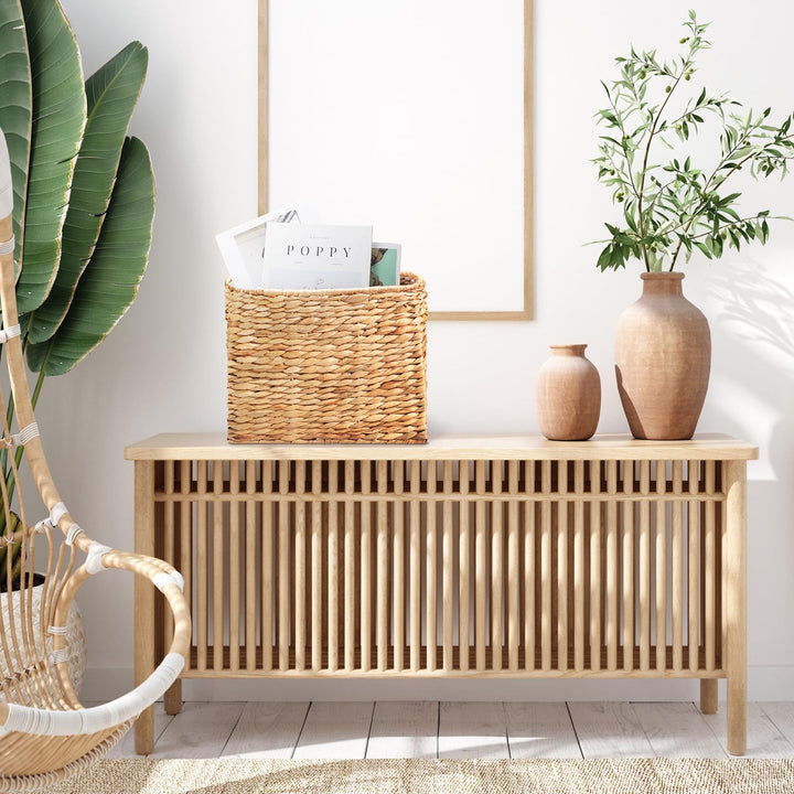 Decorative Woven Magazine Organizer Stornfield