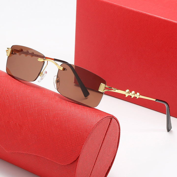 Women’s stylish retro sunglasses with luxurious metal frame and polarized lenses Stornfield
