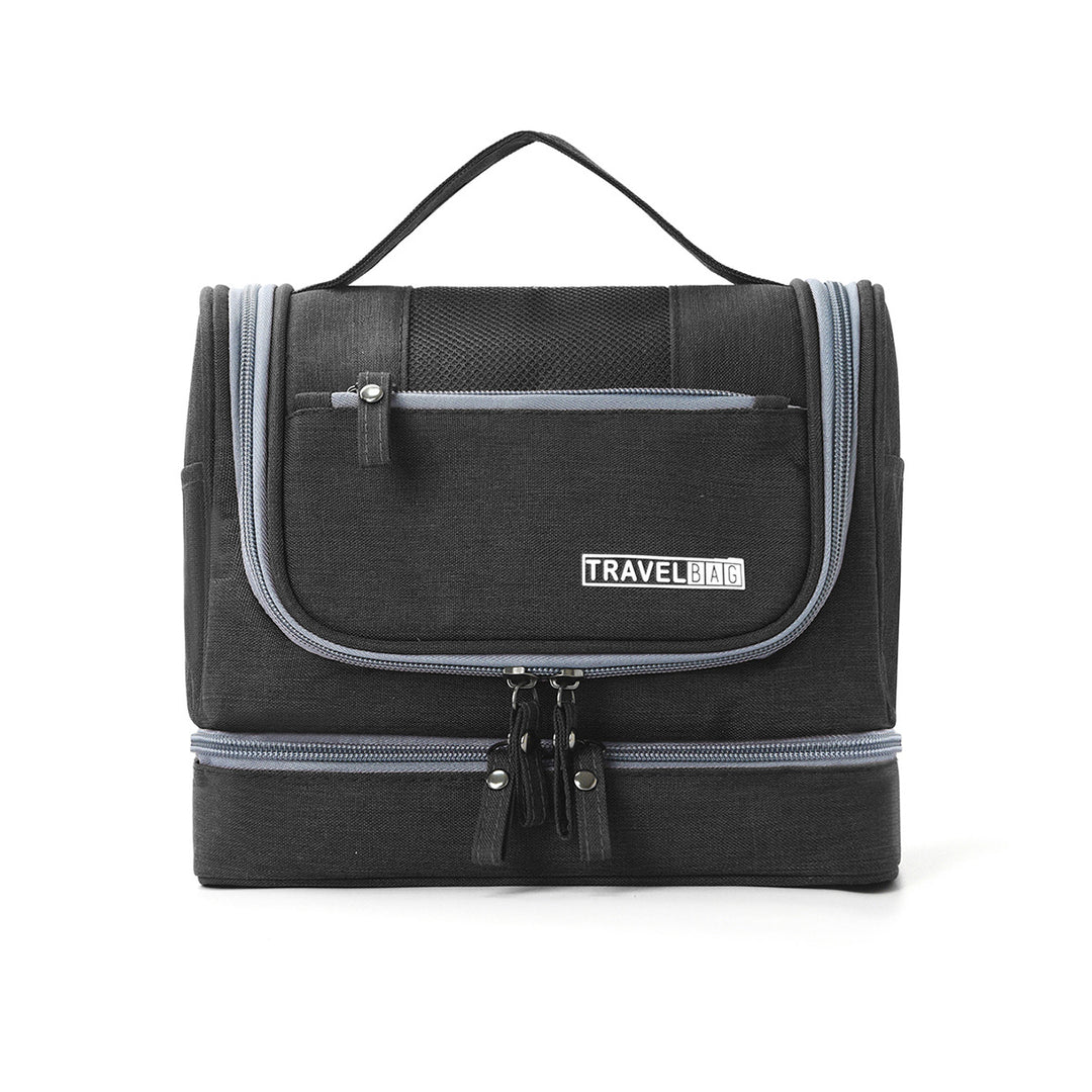 Travel toiletry bag with multiple compartments and practical organization Stornfield