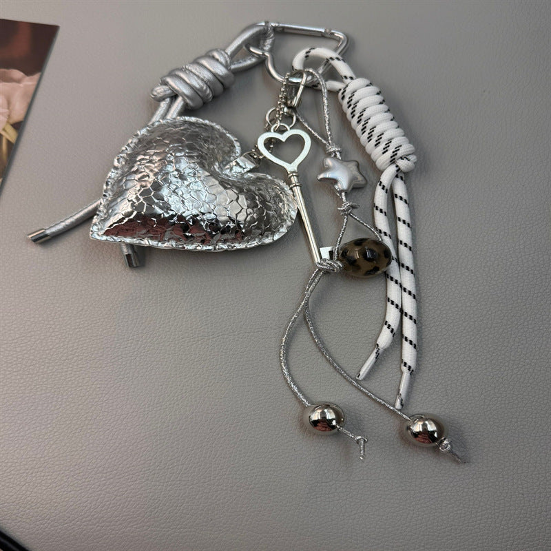 Heart-Shaped Metal Keychain Stornfield