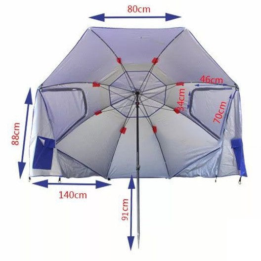 UV-repellent beach umbrella Stornfield