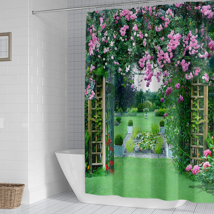 Garden Oasis Shower Curtain Stornfield