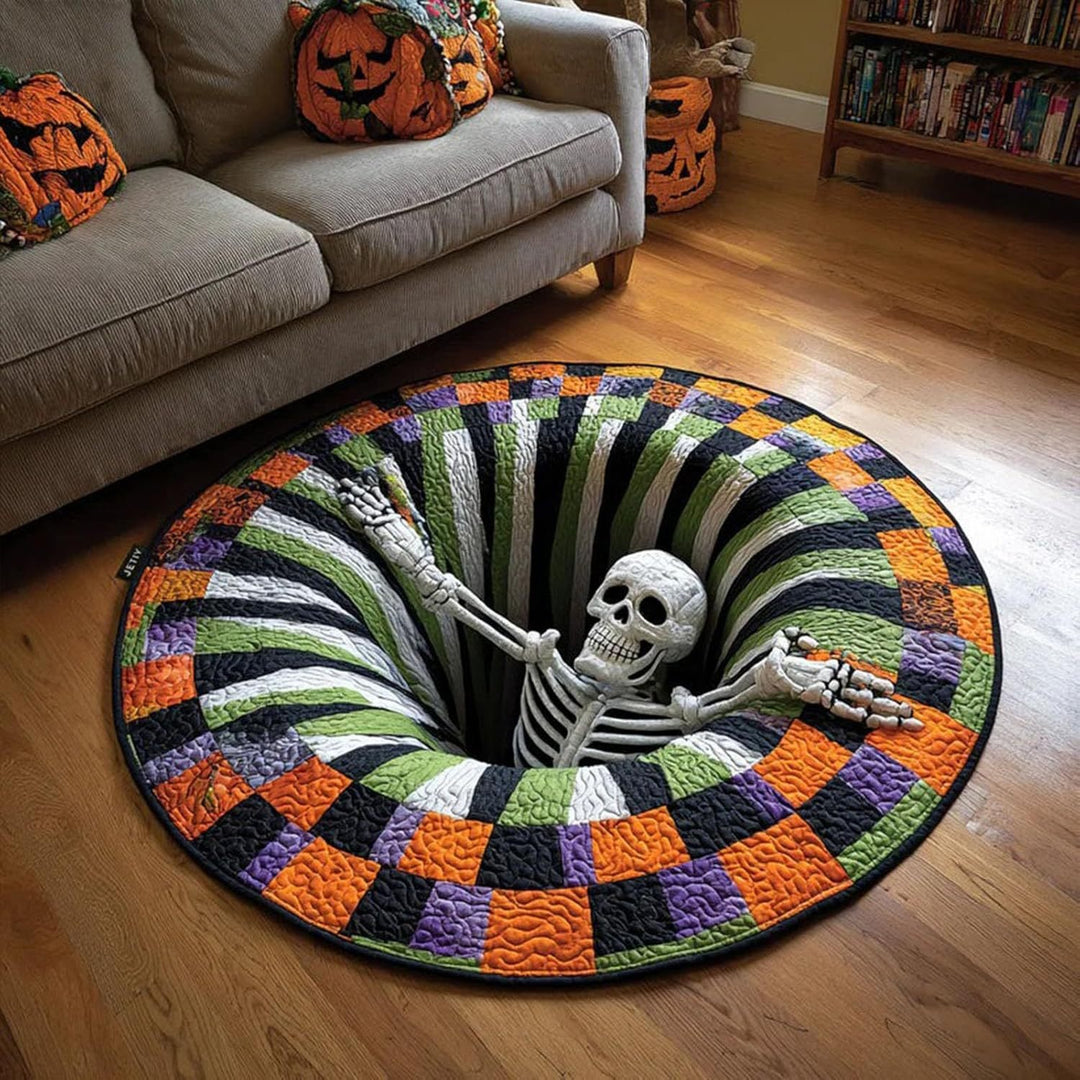 Ghost-Themed Decorative Area Rug Stornfield