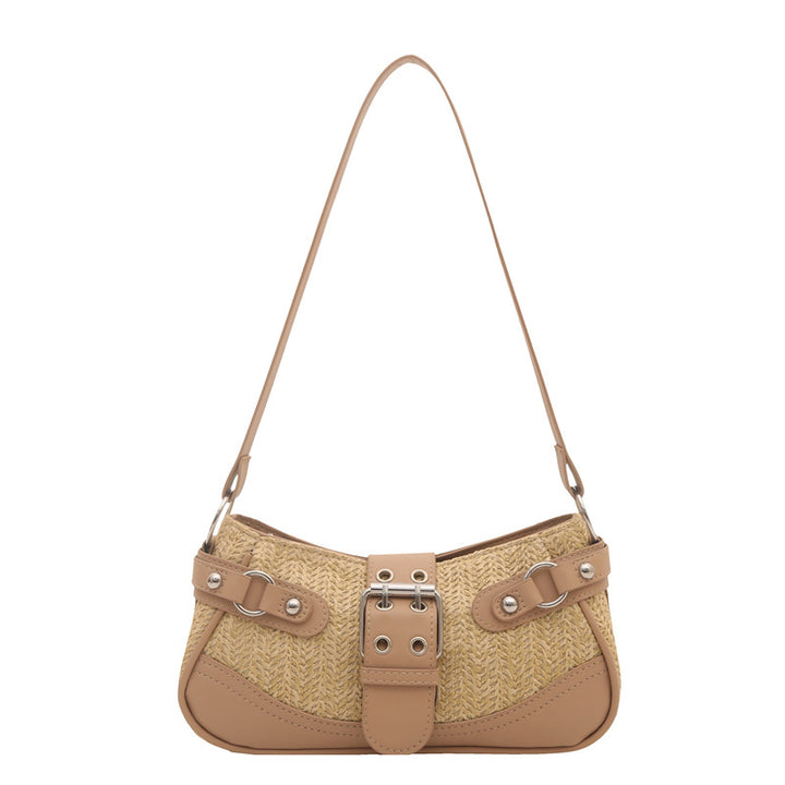 Textured Woven Handbag