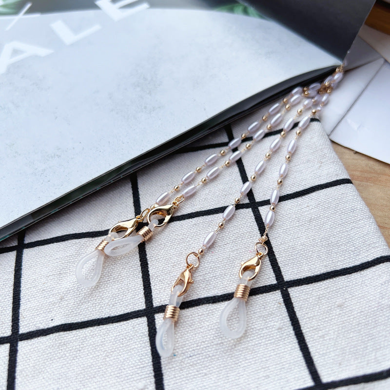 Elegant Pearl-Linked Eyewear Chain Stornfield 1786692183