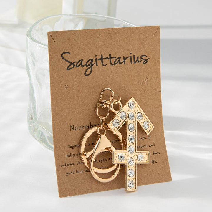 Keychain with Sparkling Bull Symbol Stornfield