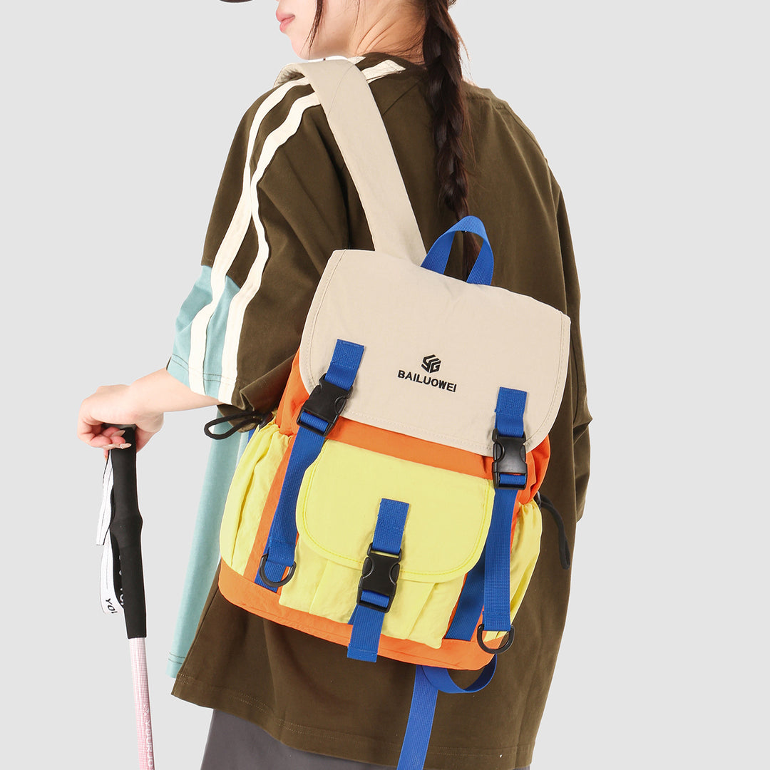 Multi-Pocket Colorful Adventure Backpack Stornfield