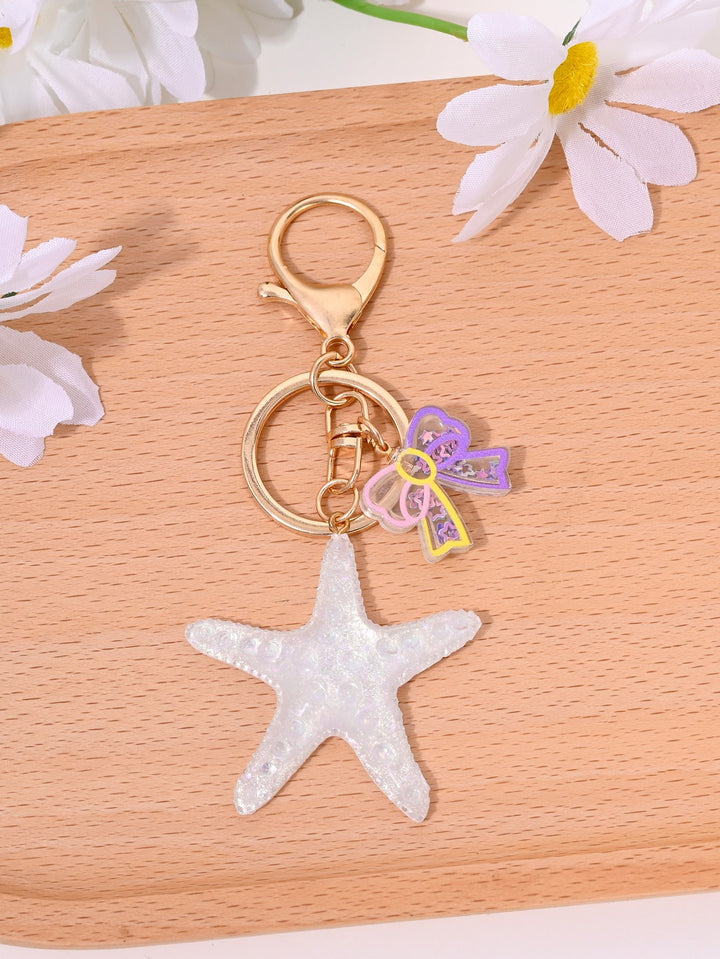 Keychain with Maritime Star Motif Stornfield