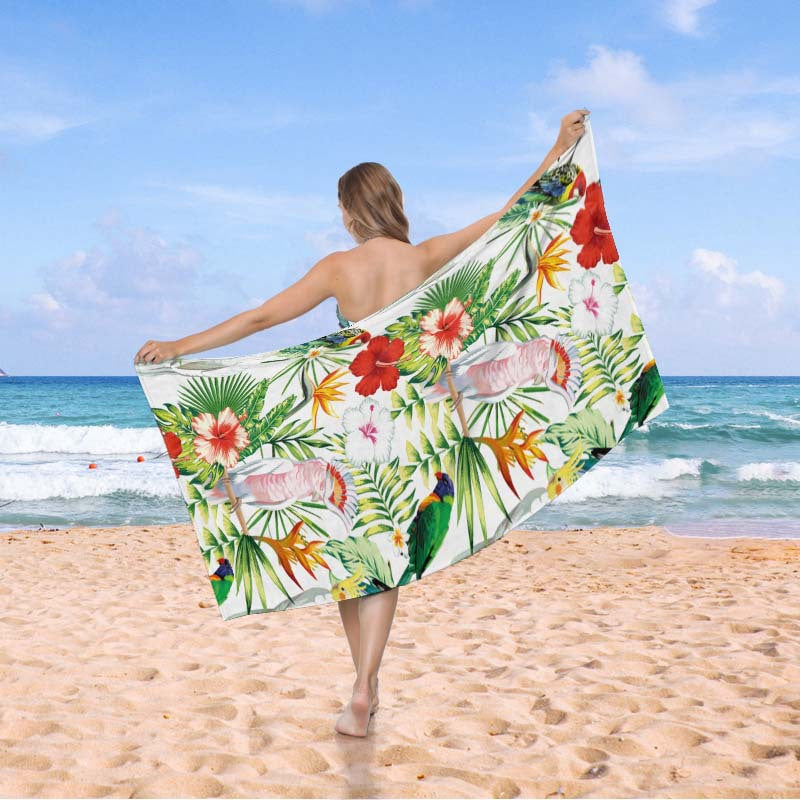 Beach blanket in exclusive mosaic design Stornfield
