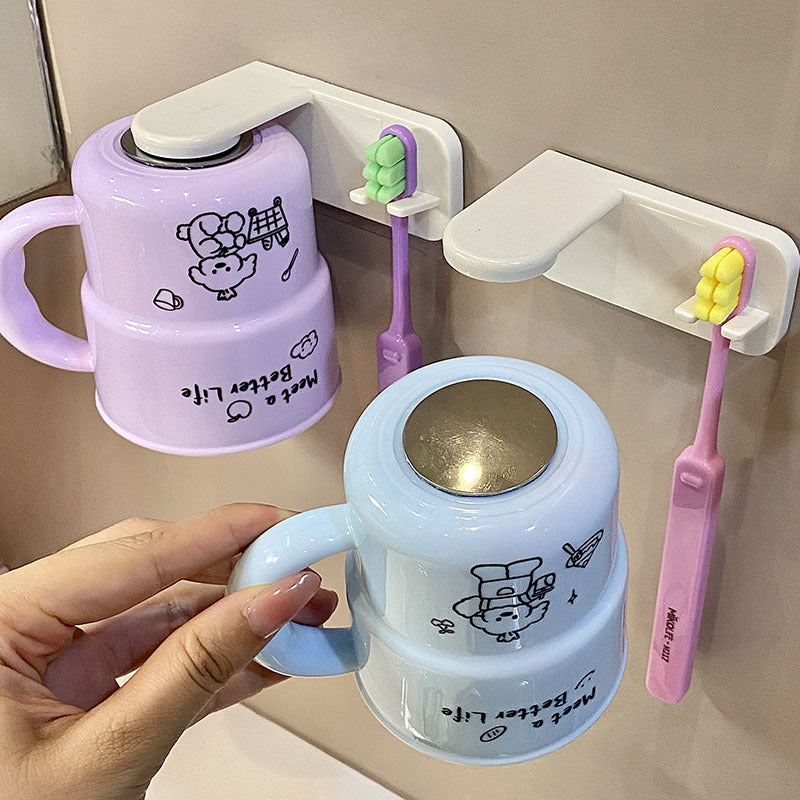 Wall-mounted cup holder with creative and playful design Stornfield
