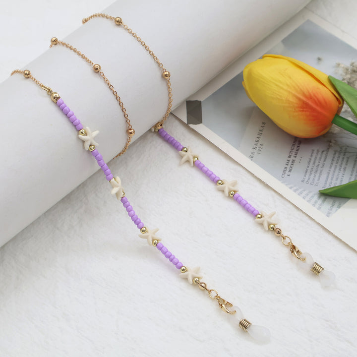 Beach-Inspired Beaded Eyewear Chain Stornfield