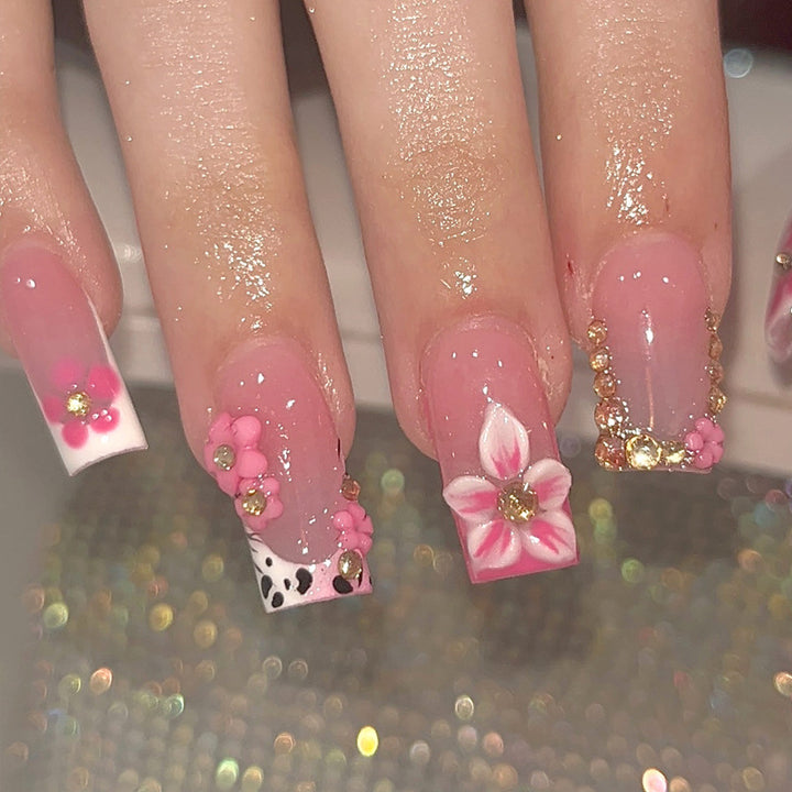 Artistic Floral Press-On Nail Design Stornfield 1789389515
